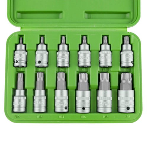 JBM 51384 Set de 12 piezas de 1/2" punta doce cantos