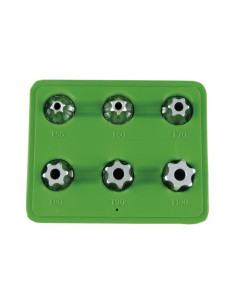 JBM 51410 Set de 6 piezas de 1/2" punta torx inviolable 2