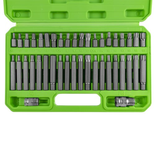 JBM 50983 Estuche de 42 piezas para tornillos hex, 12 cantos y torx