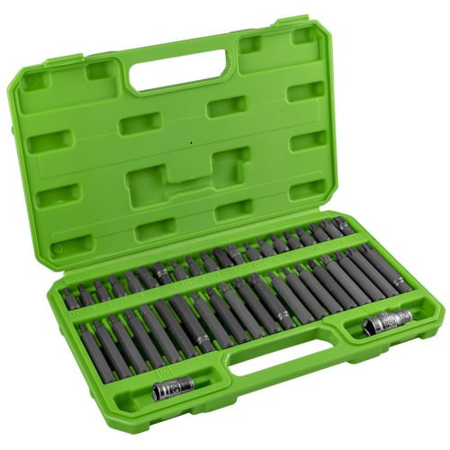 JBM 50983 Estuche de 42 piezas para tornillos hex, 12 cantos y torx