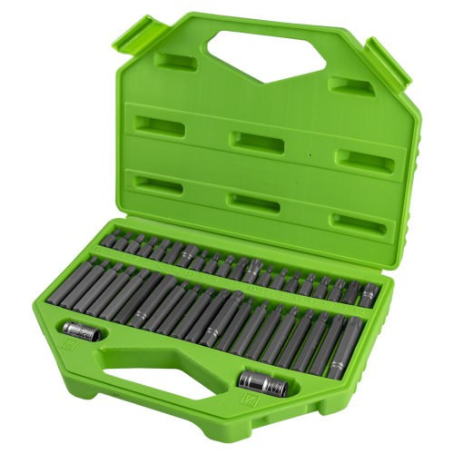 JBM 50985 Estuche de 42 piezas para tornillos de 12 y 6 cantos - inviolable