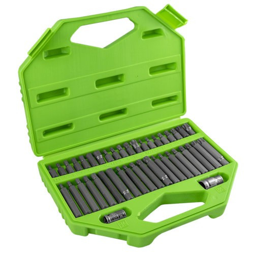 JBM 50985 Estuche de 42 piezas para tornillos de 12 y 6 cantos - inviolable