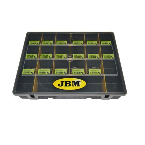 JBM 52538 Estuche puntas destornillador surtido de 1/4"