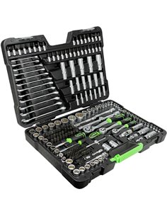 Caja de herramientas 216 piezas vasos 12 caras JBM 54250 2