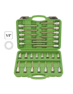 JBM 52603 Estuche de puntas para tornillos de 12 cantos 26 piezas 2
