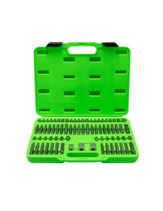 JBM 52550 Estuche de puntas 75 piezas para tornillos ribe, xzn, torx hexagonal inv. 2