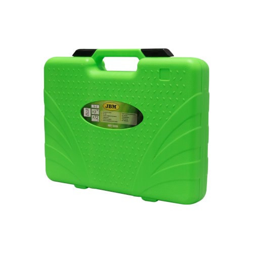 JBM 52550 Estuche de puntas 75 piezas para tornillos ribe, xzn, torx hexagonal inv.