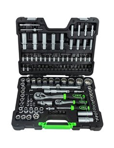 Caja de herramientas 113 piezas vasos de 12 caras JBM 54036 2