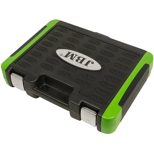 JBM 53108 Estuche de herramientas 61 piezas vasos spline de 1/2" y 1/4"