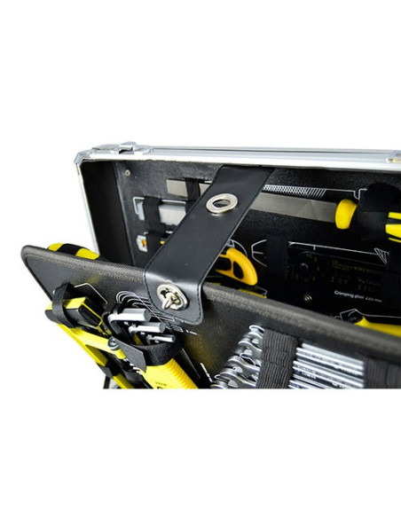 JBM 53444 Caja de herramientas de aluminio 108 piezas vasos 1/2"