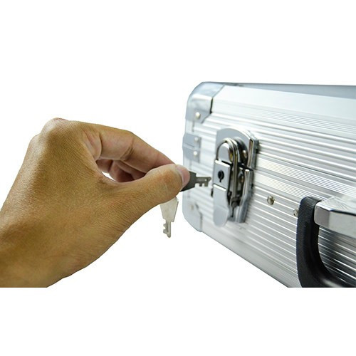 JBM 53444 Caja de herramientas de aluminio 108 piezas vasos 1/2"