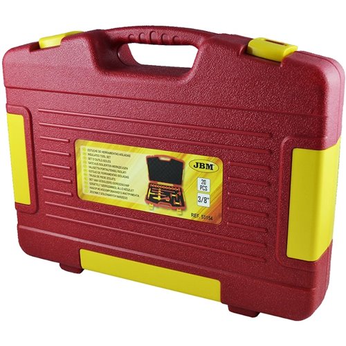 Caja de herramientas aisladas 20 piezas JBM 53154