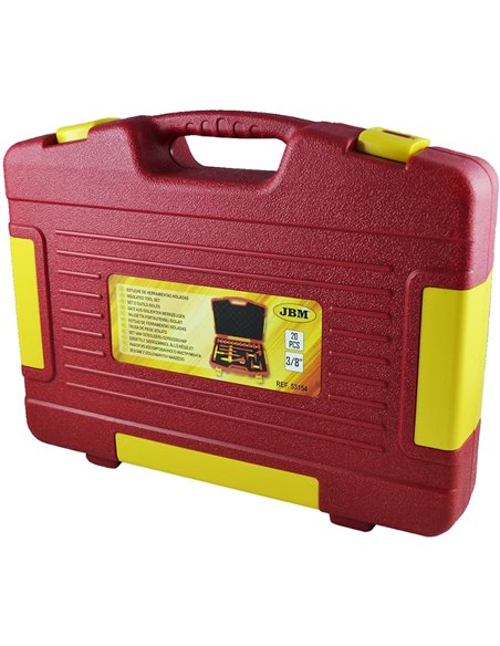 Caja de herramientas aisladas 20 piezas JBM 53154