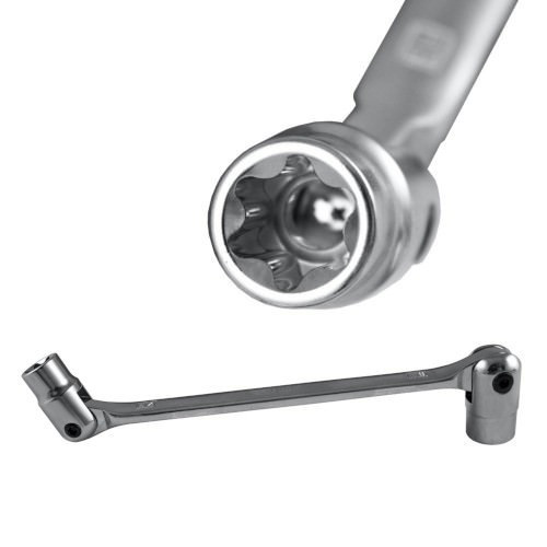 JBM 50622 Estuche con 4 llaves de vaso articuladas torx