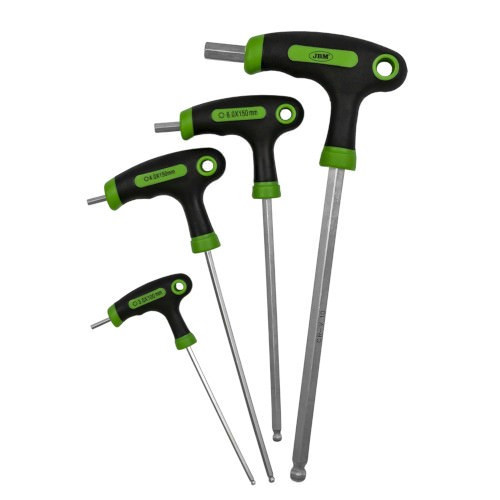 JBM 52684 Set de 9 llaves allen en forma de "t"