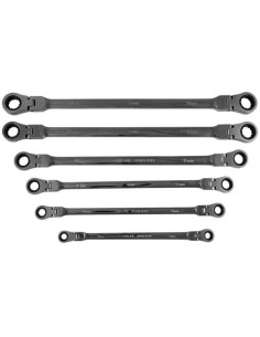JBM 53018 Set de 6 llaves articuladas con trinquete 2