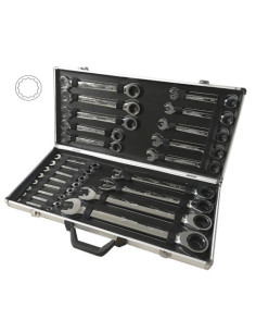 JBM 53020 Set de 22 llaves combinadas con trinquete 2