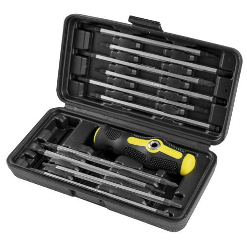 JBM 53010 Estuche de destornilladores con mango intercambiable 20 en 1