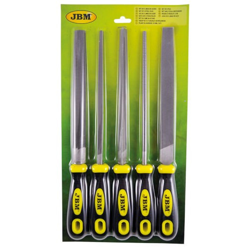 JBM 51853 Set de 5 limas de acero