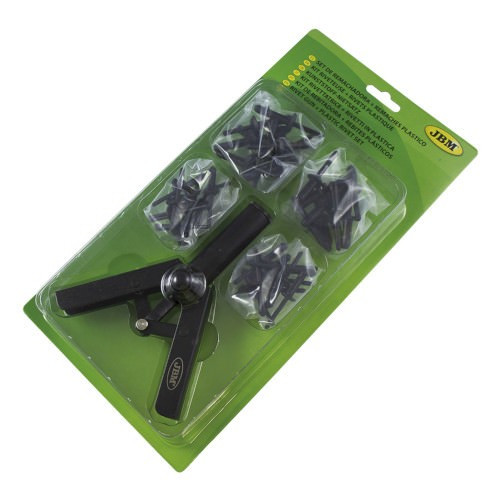 JBM 52609 Set de remachadora + remaches plásticos