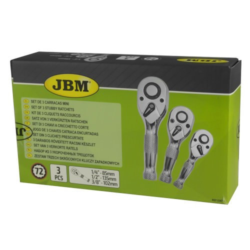 JBM 53671 Set de 3 carracas mini