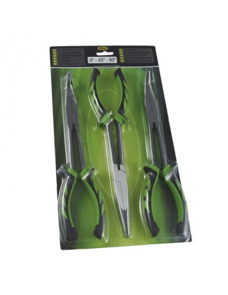 JBM 52272 Set alicates punta de 0º, 45º y 90º