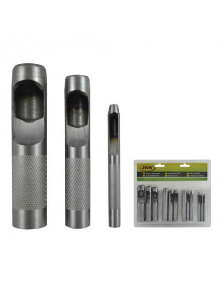 JBM 52885 Juego de 12 sacabocados - métrico