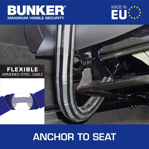 Antirrobo de coche volante a asiento serie Bunker BA80N
