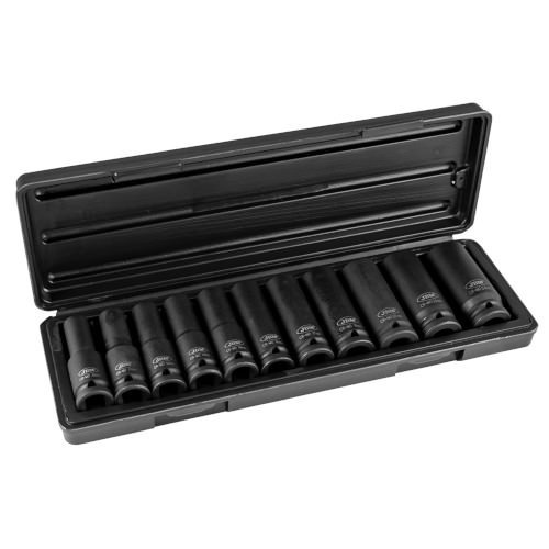 JBM 52342 Set de 11 vasos de impacto hexagonal de 1/2"