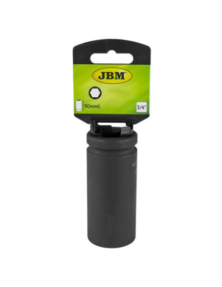 JBM 13731 Vaso de impacto largo hexagonal 3/4" 32mm