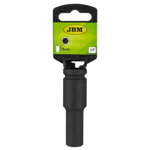 JBM 12061 Vaso de impacto largo hexagonal 1/2" 10mm