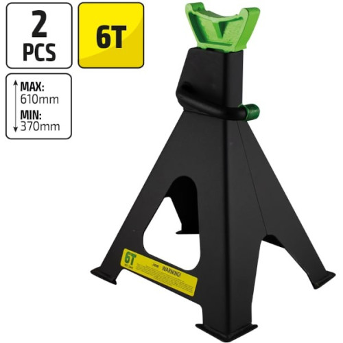 Juego de 2 caballetes de 6 toneladas