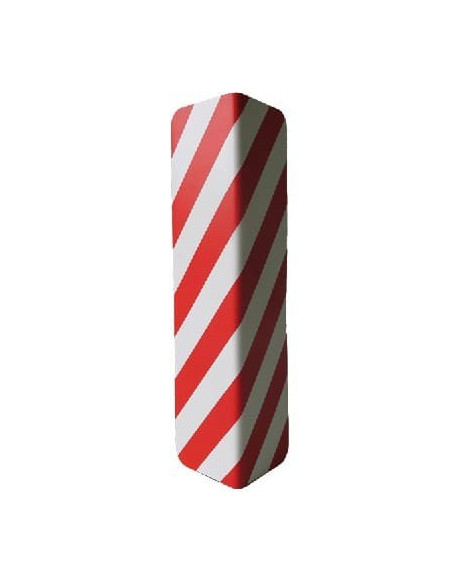 Protector columna garaje autoadhesivo 700x300x20 rojo/blanco