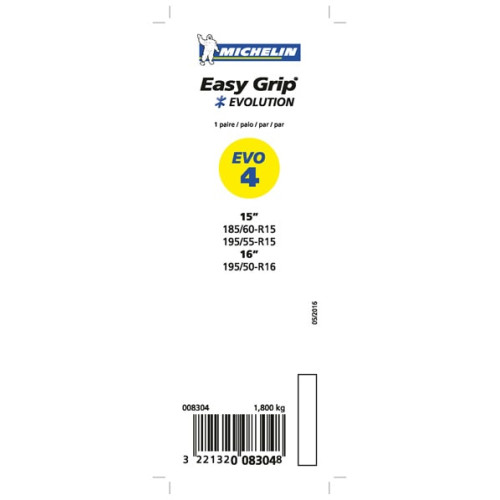 Cadenas de nieve Michelin Easy Grip Evolution 4