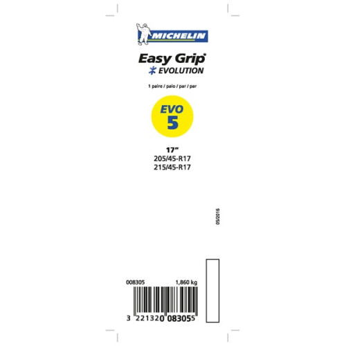 Cadenas de nieve Michelin Easy Grip Evolution 5