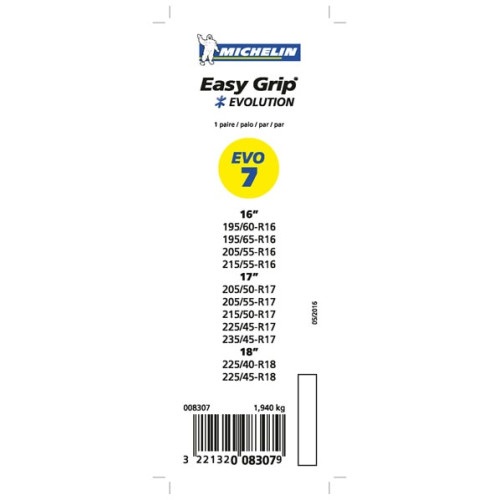 Cadenas de nieve Michelin Easy Grip Evolution 7