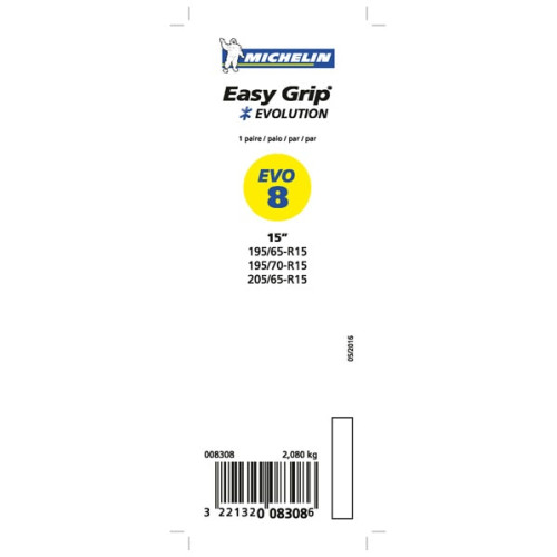 Cadenas de nieve Michelin Easy Grip Evolution 8