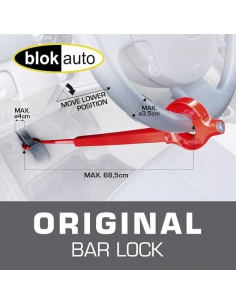 Antirrobo de coche volante a pedal Blockauto 571B 2