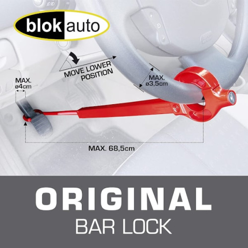 Antirrobo de coche volante a pedal Blockauto 571B