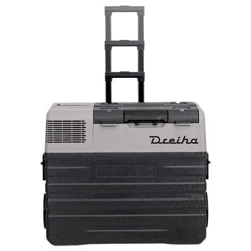 Nevera portátil de compresor con ruedas 12V, 24V y 220V Dreiha CBX42BR