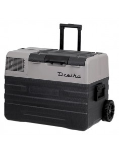 Nevera portátil de compresor con ruedas 12V, 24V y 220V Dreiha CBX42BR