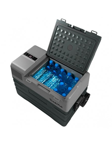 Nevera portátil de compresor con ruedas 12V, 24V y 220V Dreiha CBX42BR Nevera portátil de compresor con ruedas 12V, 24V y 220V Dreiha CBX42BR