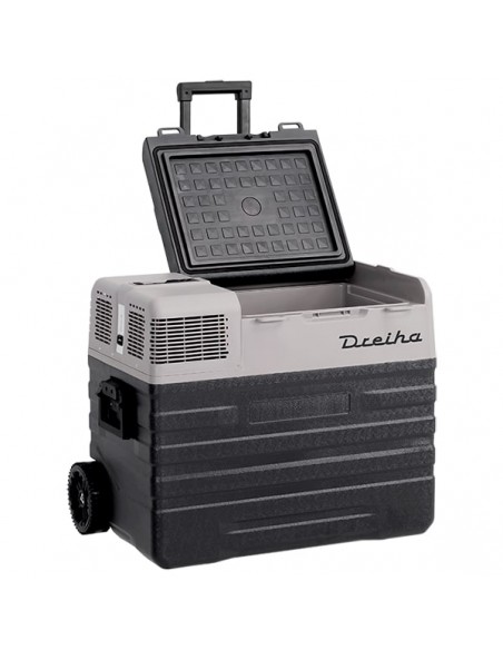Nevera portátil de compresor con ruedas 12V, 24V y 220V Dreiha CBX42BR Nevera portátil de compresor con ruedas 12V, 24V y 220V Dreiha CBX42BR
