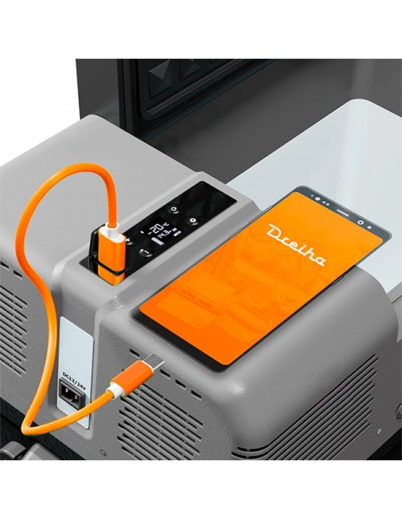 Nevera portátil de compresor con ruedas 12V, 24V y 220V Dreiha CBX42BR Nevera portátil de compresor con ruedas 12V, 24V y 220V Dreiha CBX42BR