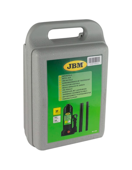 Gato hidraulico de 3 toneladas con maletín JBM 51906