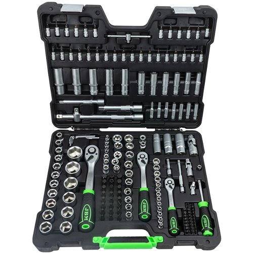 Caja de herramientas 179 piezas vasos hexagonales JBM 54035