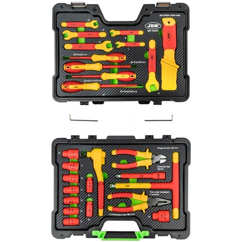 Caja de herramientas aisladas 26 piezas JBM 54091