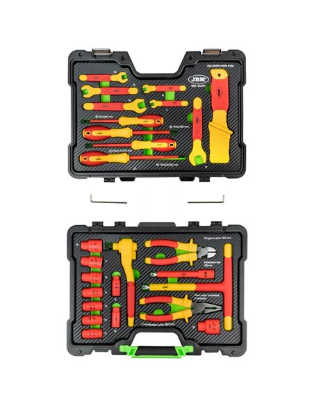 Caja de herramientas aisladas 26 piezas JBM 54091