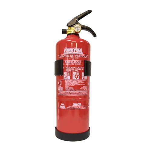 Extintor de polvo ABC 2 KG. eficacia 8A-34B-C