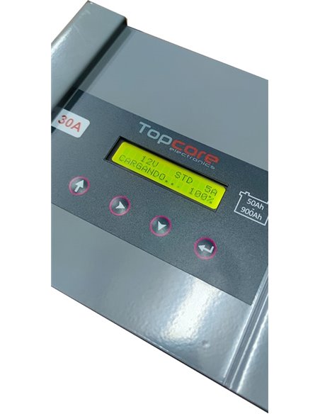Cargador de baterías Topcore 30A 12/24V 9 pasos Cargador de baterías Topcore 30A 12/24V 9 pasos
